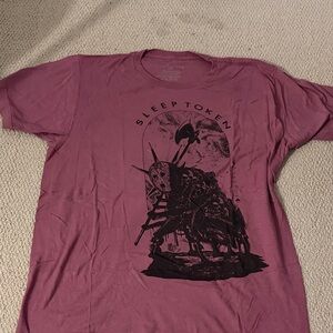 Men's Plum Sleep Token Graphic T-Shirt